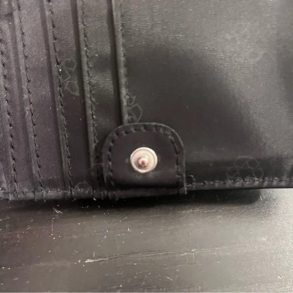 Unisex Black Bi-fold Wallet Faux Leather coin Purse multiple Card Holders + ID - Picture 13 of 15